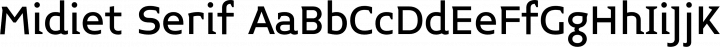 Midiet Serif font family by YOFonts