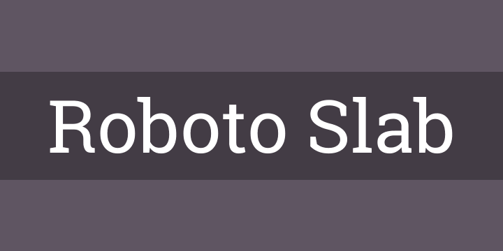 Font Squirrel | Roboto Slab Font Free By Christian Robertson