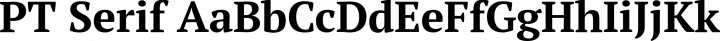 PT Serif font family by Paratype