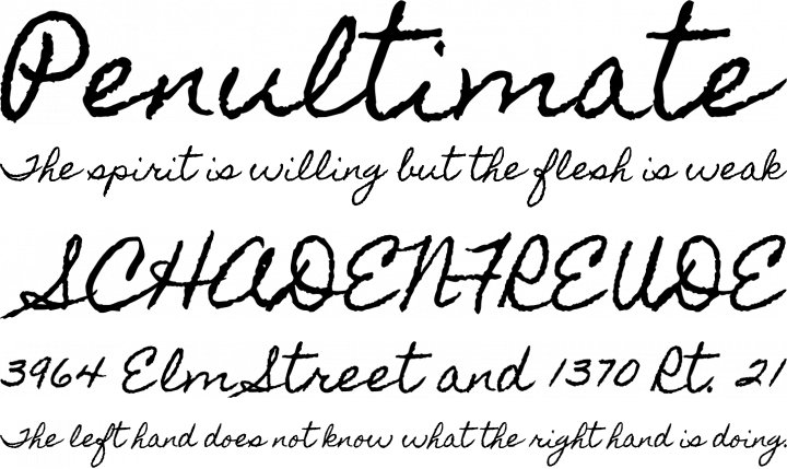 apple chancery font zerif pro