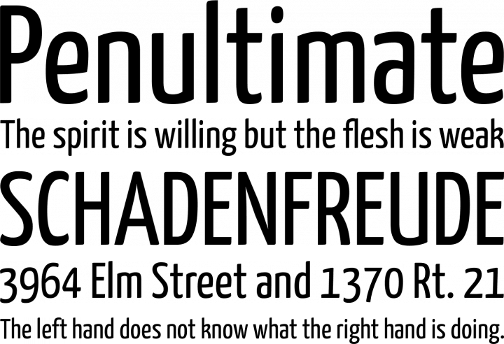 yanone kaffeesatz light font