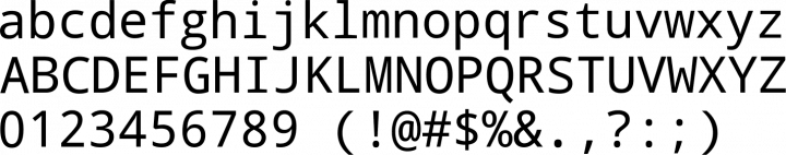 droid sans mono font