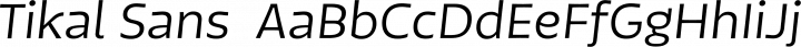 Tikal Sans  font family by Latinotype