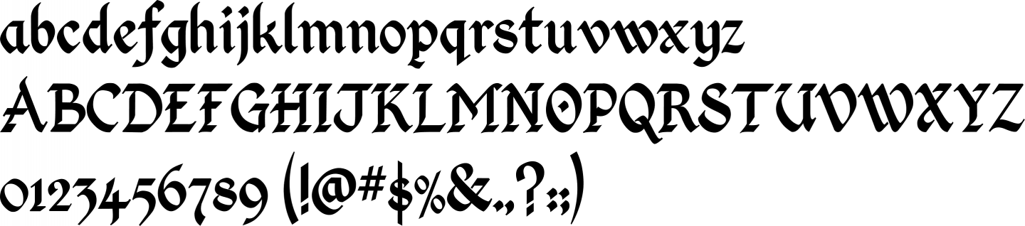calligraphica font