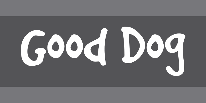 Good Dog Font Zillion