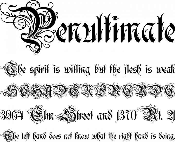 Rothenburg Decorative Font Free By Alex Winterbottom Squirrel Rothenburg Decorative Font Phrases
